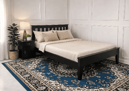Solid Wood Single Bed & Mattress Combo (6*4)